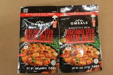 2 Omeals Hearty Vegetable Stew with Beef - Ready-to-Eat Meal EXP 8/26 BINR23