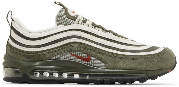 Nike Air Max 97 Cargo Khaki Rugged Orange - Size 8
