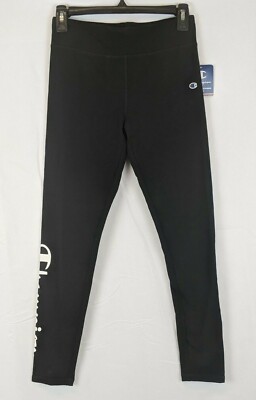 Champion Running Legging, Black, Girls Large