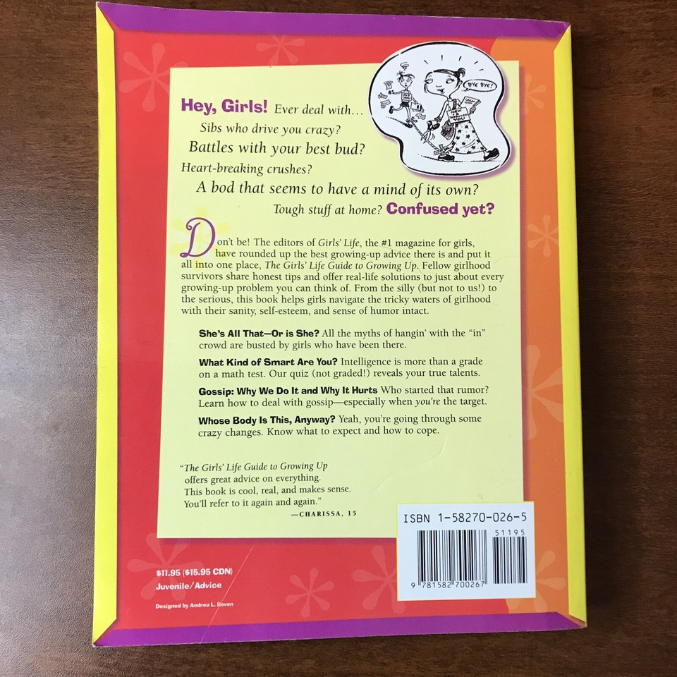 The Girls' Life Guide to Growing Up by Girls' Life Magazine Editors Book 9781582700267 eBay
