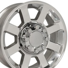 20x8 Wheel Fits 8-lug Ford Super Duty Trucks 8x170 Polished 3693 Rim W1x