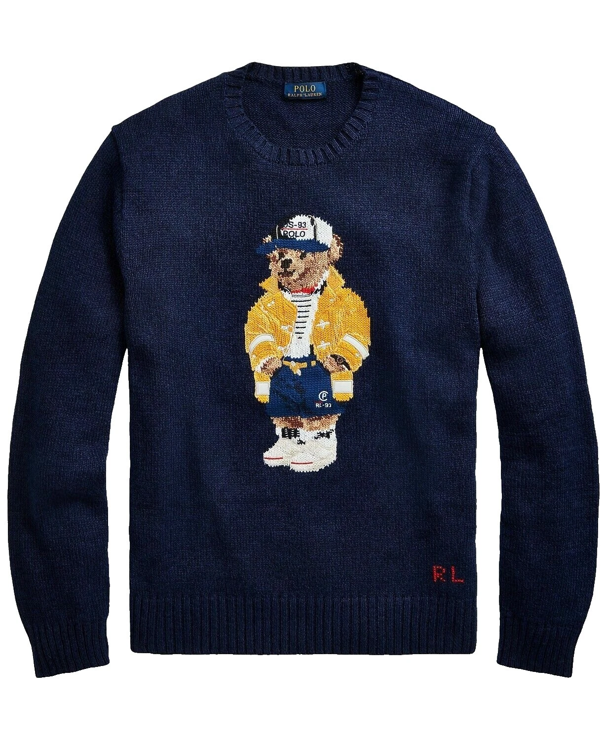 Linen Crew Neck Regular Size XL Sweaters for Men