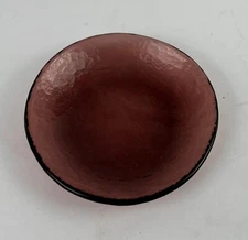 Fire & Light Recycled Glass Plum Dip Dish 1st Quality #2