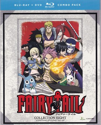 Fairy Tail Collection Eight: Episodes 165-187 (BD/DVD, 2017, 8-Disc Set)