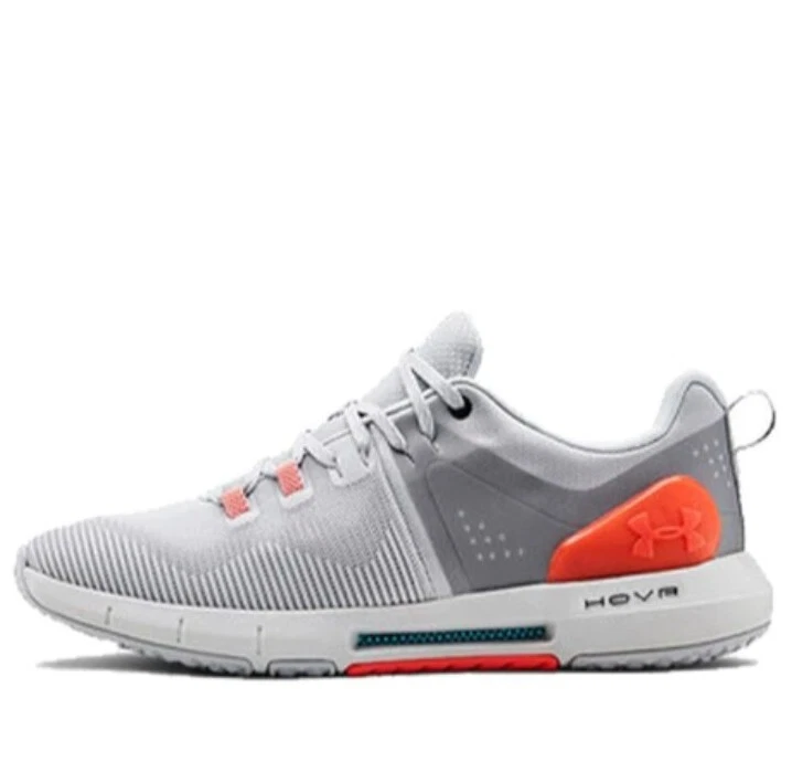 Grey and orange under armour best sale shoes