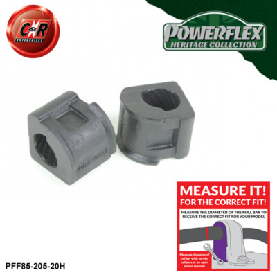 Powerflex Heritage Frarb Buchsen 20mm Für VW Golf Mk3 4WD 1993-1997