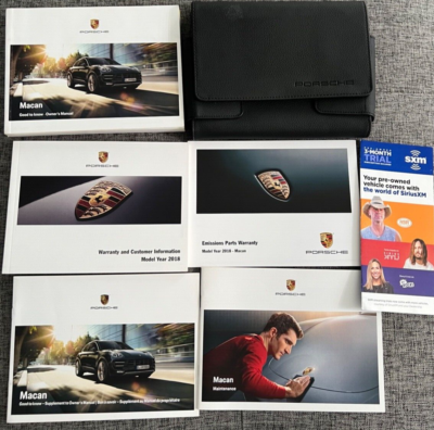 2018 PORSCHE MACAN OWNERS MANUAL SET FREE FAST SHIPPING EBay 2018-porsche-macan-owners-manual-set-free-fast-shipping-ebay