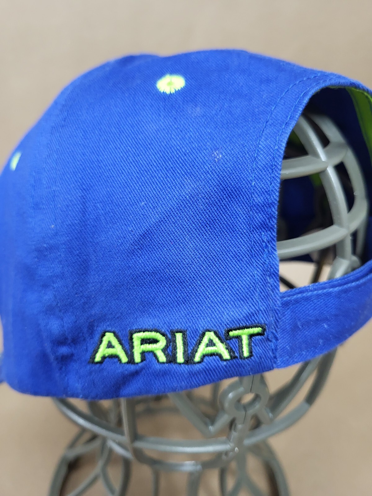 Ariat Baseball Cap Hat Strap Western Patch Blue A… - image 4