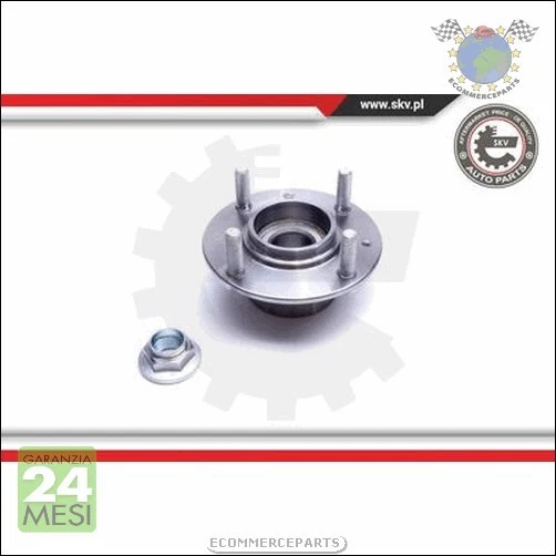 Kit cuscinetto ruota exxn Posteriore per HYUNDAI ELANTRA MATRIX KIA CERATO - Immagine 2 di 4