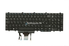 New Dell Latitude 5580 5590 5591 Precision 3520 7520 UK Backlit Keyboard FP37Y