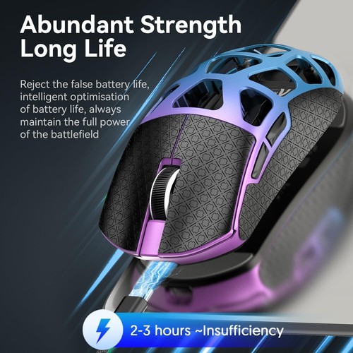 ATTACK SHARK R3 46g Magnesium Alloy Mouse, PixArt PAW3395 BT/2.4G/Wired,26000DPI - Picture 53 of 64