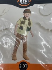 Hyde  Eek Park Ranger Costume Toddler Sz 2-3T Halloween Shirt  Hat Dress Up
