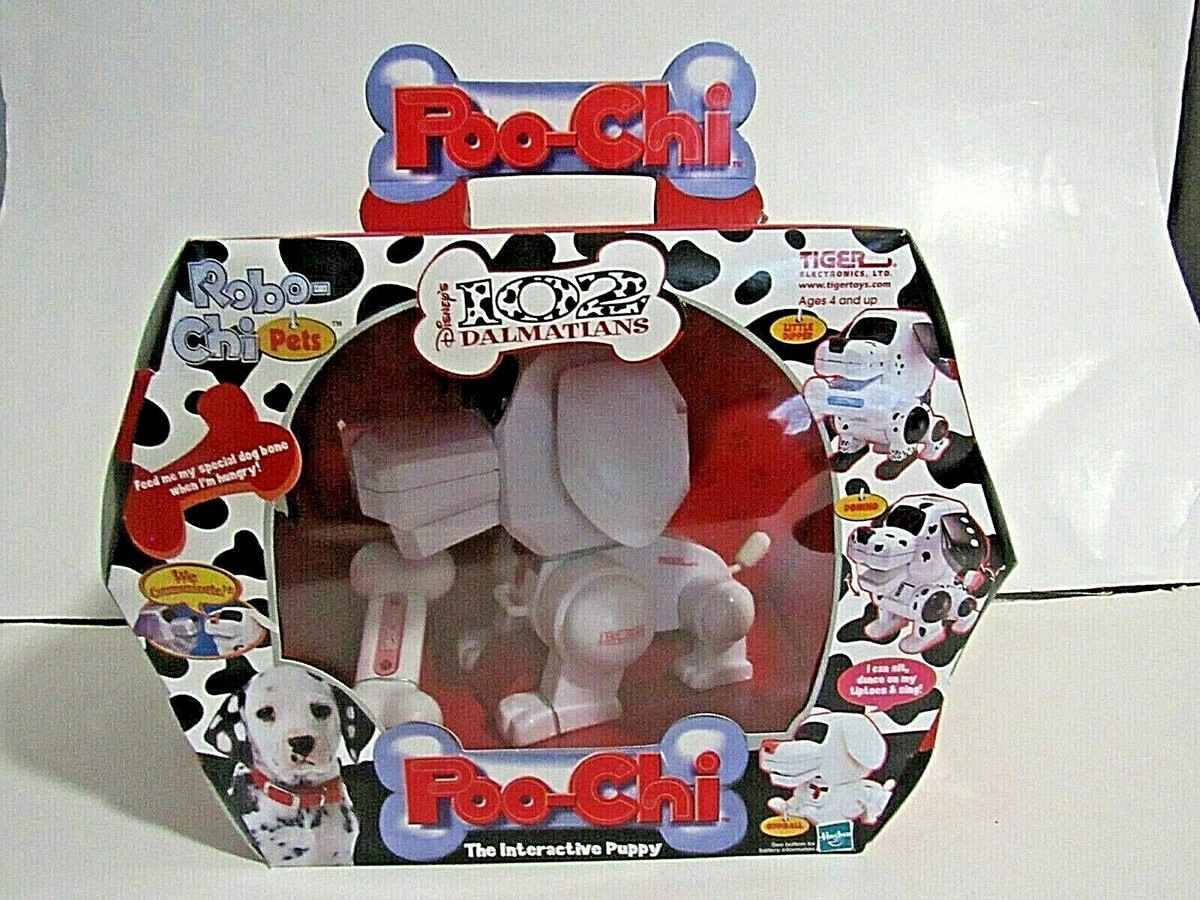 102 Dalmatian RARE white Poo-Chi interactive Tiger Electronics