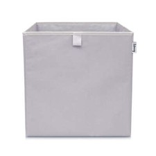 Boîte de rangement coloris gris clair, compatible avec l'étagère IKEA KALLAX