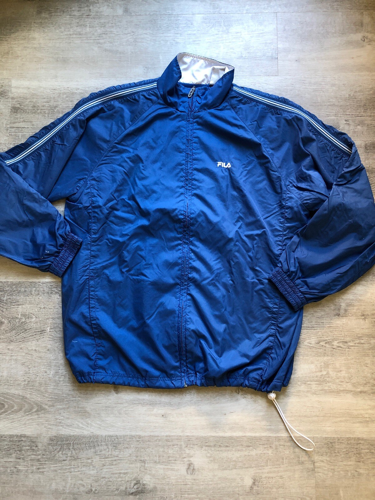 Giacca a vento FILA uomo blu usata taglia XL