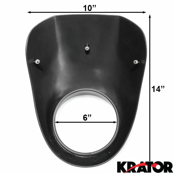 Carenado de faros visera negra para modelos Harley Davidson Dyna 2001-2005 Foto 4 de 4