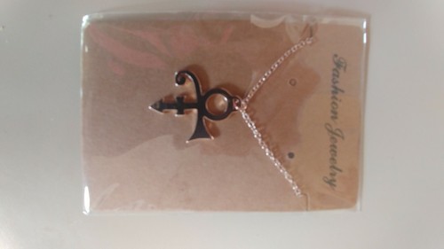 NEU MIT ETIKETT SWEET PRINCE SYMBOL HALSKETTE ROSÉGOLD 17"" Kette 1"" Anhänger 🙂 Künstler - Bild 9 von 11