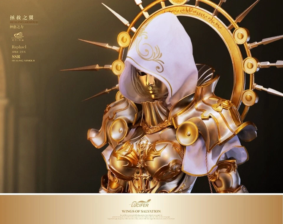 FIGURA 1/6 LUCIFER LXF2310-A Alas de Salvación ARMADURA CURATIVA Arcángel Rafael Foto 2 de 4