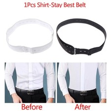 SHIRT STAY BELT Men Women Shirt Holder Straps Adjustable Belt Brand New