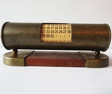 Vintage Park Sherman Brass Calendar for the Days of the Week, Days of the Month