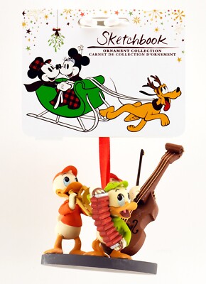 DuckTales Huey Dewey Louie NEW Disney Sketchbook 2017 Ornament DUCK Band CUTE!