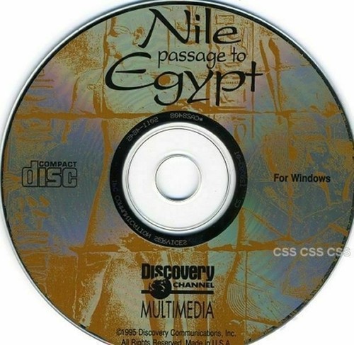 Discovery Channel Multimedia Nile Passage to Egypt Software CD Windows Vintage