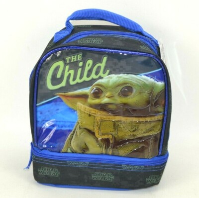 NEW The Child Baby Yoda School Lunch Bag Star Wars Mandalorian Dual ...