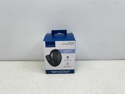 Insignia Bluetooth wireless 6-Button Ergonomic Mouse - Black