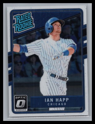 2017 Donruss Optic MLB #40 Ian Happ Rated Rookie Base RC Chicago Cubs