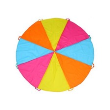 6ft Play Parachute, Parachute with Handles Rainbow Parachute Toy