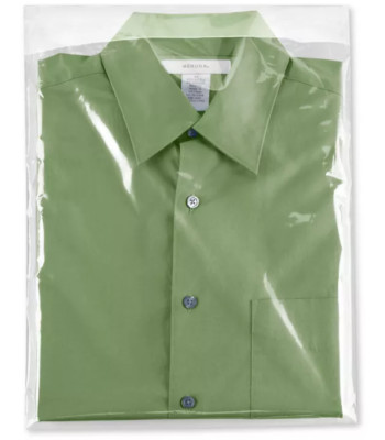 ULINE 100 pcs 12x15 1 MIL Clear Poly Plastic Bag Flat T-Shirt Apparel Packaging