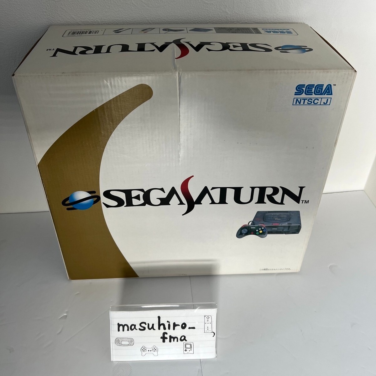Sega Saturn SS Clear Skeleton Black Limited console This is Cool