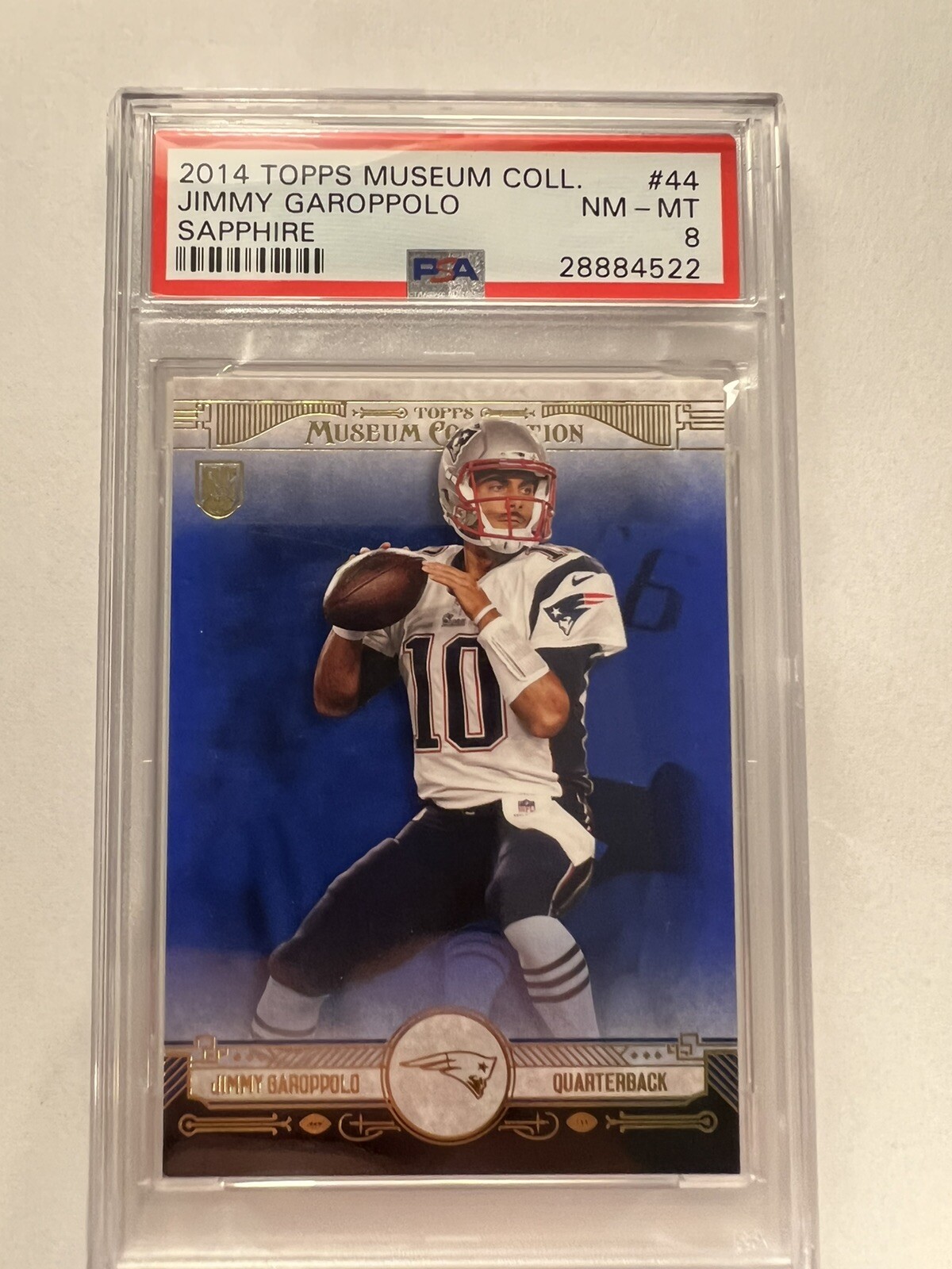 Jimmy Garoppolo Topps Museum Collection #44 Sapphire