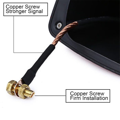 Car Shark Fin Roof Radio Signal AM/FM Aerial Antenna Cover Cap For Ford ...