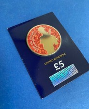 2020 Remembrance Day BU Coloured £5 Coin Lest We Forget Carded & Sealed