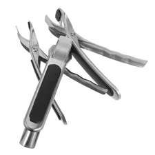 3pcs Stainless Steel Hot Plate Gripper Anti Scald Bowl Clamp Kitchen Tongs