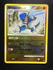 RAMPARDOS 13/127 RARE PLATINUM POKEMON REVERSE HOLO HEAVILY PLAYED