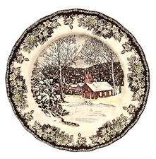 Johnson Brothers  Friendly Village The School House Dinner Plate 9-3/4" England