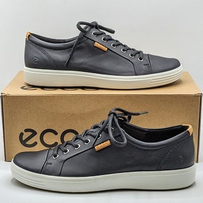 ECCO  Soft 7  Men's Scandinavian/Contemporary Design [Black] Leather Sneaker NEW