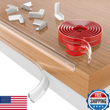 Baby Proofing Silicone Edge  Corner Protector Strip Clear - 32.8ft Soft Cushion