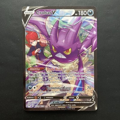 Pokemon Karte Crobat V TG20/TG30 Trainer Galerie Verlorener Ursprung Near Mint