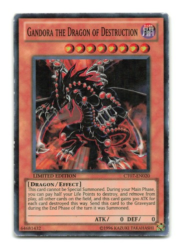 Gandora the Dragon of Destruction CT07-EN020 YuGiOh Collectible Tins 2010 card