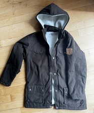 Fjällräven Greenland Winterjacke Teddyfell Größe 164 Braun G1000 Unisex