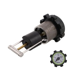  Mechanical Gas Cap Gauge: 45mm Precision Display Fuel Cap Gauge Replacement for