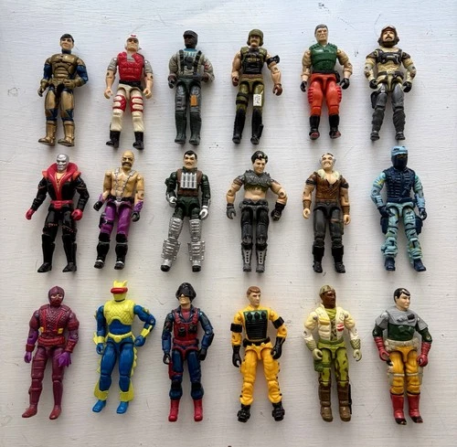Hasbro G.I. Joe Vintage 3.75-inch Action Figures 1980s-1990s, Lot of 18