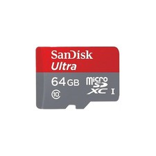 Image of SanDisk microSDXC 64GB Ultra Class 10 Memory Card, 100 MB/s