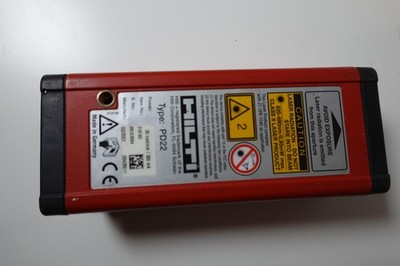 Hilti PD22 Red Laser Distance Meter Digital Display Tool W/ Pouch Germany