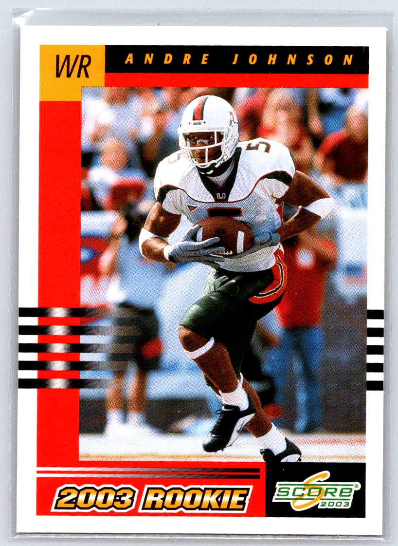 2003 Score Andre Johnson #295 RC Houston Texans