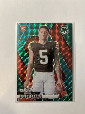 2025 Panini Mosaic Green Mosaic Prizm Rookie #277 Dillon Gabriel Browns NFL