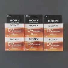 6 Cassette Video Mini DV SONY - 6 Nuove Sigillate - DV Premium